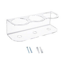 Spray Can Holder Acrylic Spray Bottle Holder Wall Mounted Aerosol Can Rack Spray Bottle Organizer with Hardware