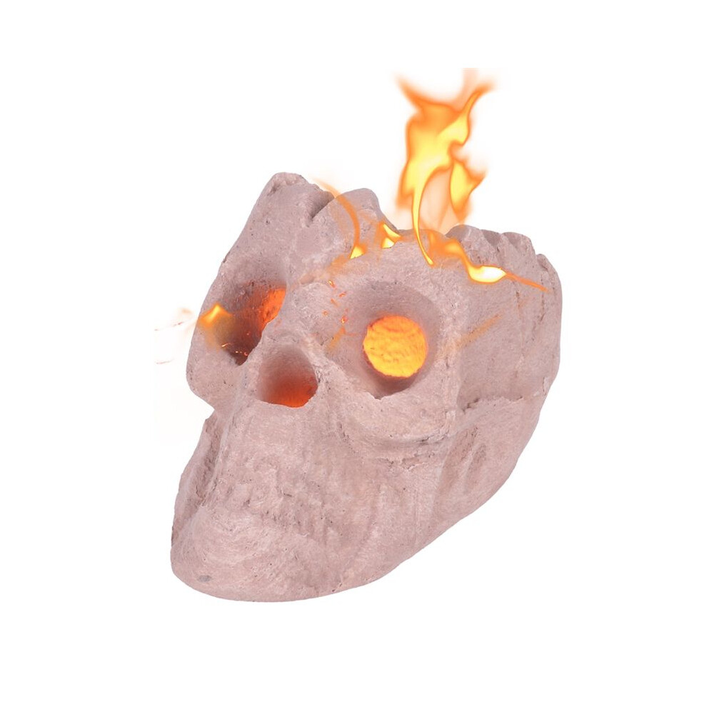 Portable Fire Pit Tabletop Fireplace Isopropyl Alcohols Ethanol Concrete Bowl Pot Halloween Birthday Valentine's Day B 4712931349542