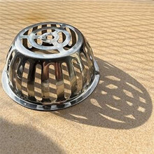 304 Stainless Steel Rooftop Floor Drain Cover Roof Balcony Sewer Filter Gutter Drain Pipe Anti-Blocking Mesh Cover,A