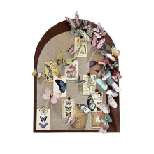 Butterfly Photo Board Photo Display Wall Butterfly Photo Collage Board Home Desktop Decor Birthday A
