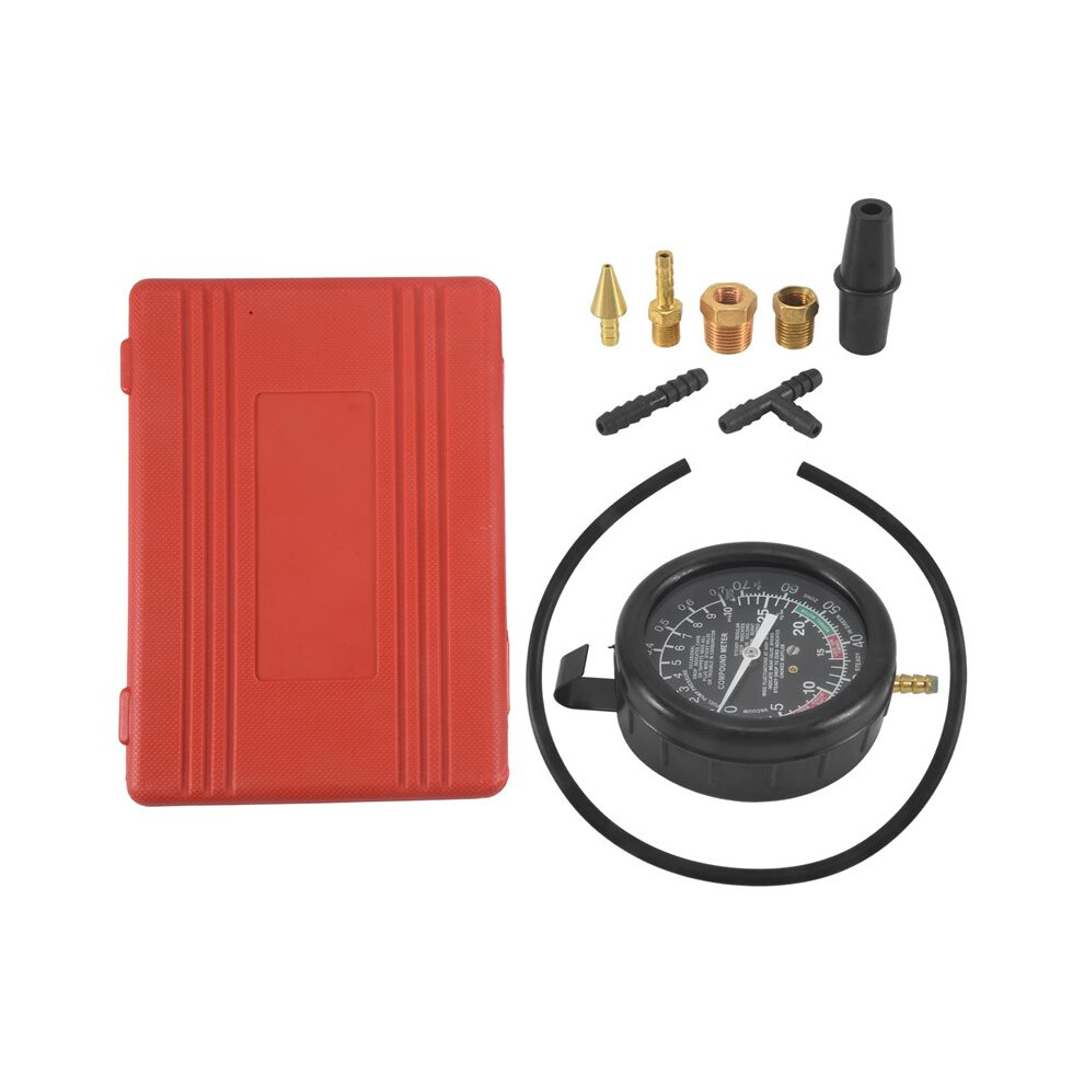 Car Vacuum And Fuel Pump Tester Gauge Kit, Fuel Pump And Vacuum Tester Gauge, Leak Carburetor Pressure Diagnostics 6031357705199