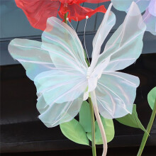 50 cm Gran Simulación Mariposa 3D Centro Comercial Al Aire Libre Servicio de Boda Decoración Mariposa Falsa