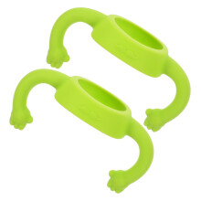Silicone Baby Bottle Handle Set with Ergonomic Comfort Grip for Toddlers, Wide Mouth Accessory
