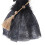 DecoraçãO de Bruxa de Halloween Boneca de Bruxa de 11 Polegadas VéU de Halloween Boneca de Bruxa ChapéU de Bruxa e Vassoura de Bruxa Preta 5