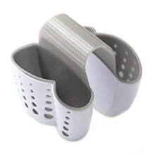 Shot Caddy-SvamphåLlare- DiskbäNk TvåLhåLlare-Plast Sadel Kran-Caddy-Sink Organizer för Borstar,Svampar,TvåL