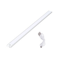 LED Night Light 20cm Motion Sensor Wireless USB Cabinet Night Light Wardrobe Lamp for Kitchen Cabinet Bedroom Wardrobe