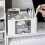 2Pcs +White Simple Transparent Drawer Storage Box Children'S Student Office Desktop Ornaments Pen Holder 3