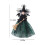 DecoraçãO de Bruxa de Halloween Boneca de Bruxa de 11 Polegadas VéU de Halloween Boneca de Bruxa ChapéU de Bruxa e Vassoura de Bruxa Preta 6