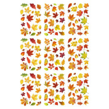 Thanksgiving-Fensteraufkleber, Doppelseitiger Herbst-Fensteraufkleber für Herbsternte, DIY, Festival, Zuhause, Party-Dekoration