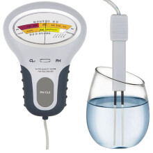 Miernik Chloru PH 2 w 1 Tester Chloru Tester PH UrząDzenie do Testowania JakośCi Wody Chlorowej Pomiar CL2 do Akwarium Basenowego