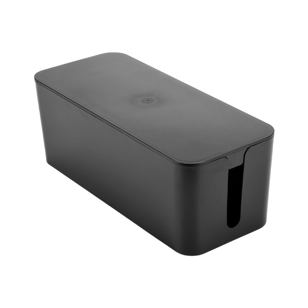 Cable Management Box, Wire Storage Box, Used To Hide The Power Strip, Suitable For Home/Office (Black) 4711367668340