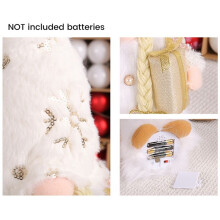 Christmas Gnomes Plush for Christmas Decor Rudolph Doll with LED Light Faceless Elf Ornament Christmas Gifts New Year-A
