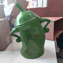 Canister with Attitude,Fun Airtight Kitchen Storage Canisters,Cute Food Storage Tank with Airtight Lid Green