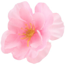 100 Stuks Kunstmatige Kersenbloemhoofdjes Zijde Bloemen Hoofd Bloemblaadjes Decor voor Bruids Haarspeldjes Hoofdbanden DIY Accessoires
