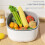 Electric Vegetable Washing Basket Kitchen Multi-Function Double-Layer Fruit and Vegetable Drainer Fruit Washing Machine 3