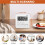 Kitchen Timer,Egg Timer with Clock,Digital Timer Stopwatch with LCD Loud Alarm for Cooking,Baking, Sports,Learning,Etc 7