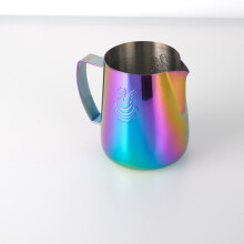400Ml Stainless Steel Milk Frothing Cup Coffee Pitcher Cream Maker Barista Espresso Latte Art Jug for Home,B