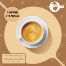 30 Stycken Kakschabloner TåRtmallar Kaffeschabloner ÅTeranväNdbara MåLning TåRtschabloner PräGlingsformar