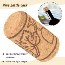 Wine Corks, Wooden Cork Wine Bottles Cork for Natural Corks for Wooden Wine Corks for DIY, Decoration and Hobbies