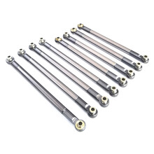 für MN86S MN86 MN86KS MN86K MN G500 Upgrade Teile 8 StüCk Metall Ziehen Stangen Verbindung Stangen VerknüPfung 1/12 RC Auto ZubehöR, Titan