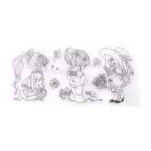 MäDchen Transparente Silikondichtung Diy Album Karte PVC Dichtung Handbuch Dekorative Dichtung