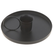 Retro Ljusstake Ljusstake Ljusstakar Modern Heminredning GlamoröS Chic BröLlop Bord Dekoration Skrivbord Svart