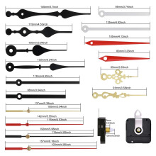 4 StüCk Quarz DIY Wand Uhr Uhrwerk Batterie Betriebener Uhr Motor Kit mit 6 SäTze Von Zeigern (13 Mm)