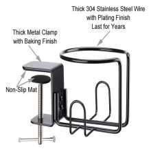 Portavasos de Mesa con Clip Portavasos de Metal Portavasos para Bebidas, Portavasos para Latas, Portavasos de Mesa, Portavasos con Clip