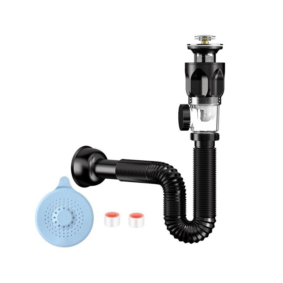 Deodorant Downpipe, Drain Pipe, Wash Basin Accessories, Leak Proof, Bathroom Sink Drain Kit 4713031971619
