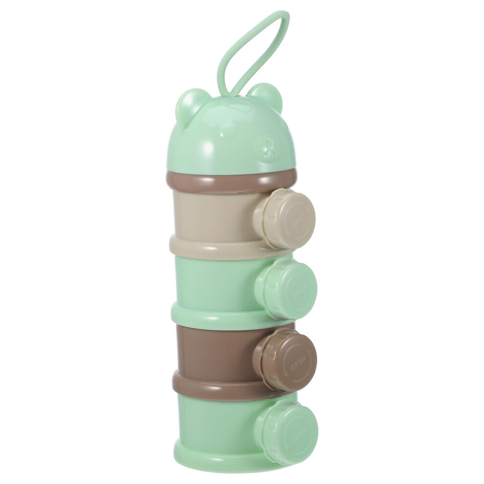 Milk Powder Dispenser 4Layer Stackable Baby Formula Storage Container for Travel Snacks