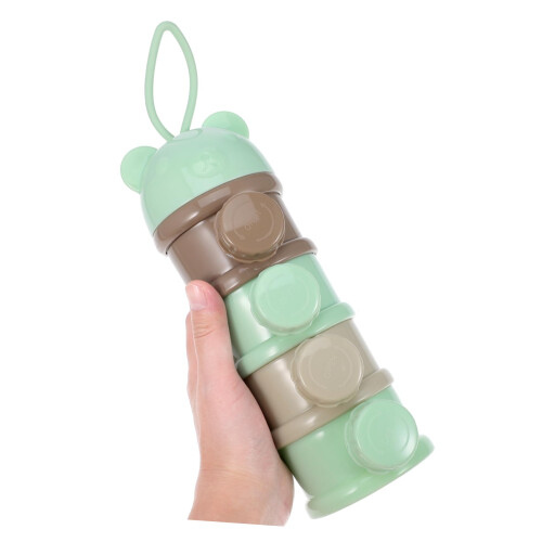 Milk Powder Dispenser 4Layer Stackable Baby Formula Storage Container for Travel Snacks 2