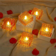 Candle Lights 6pcs Led Tea Lights Candles Electric Flameless Candles Fake Home Decorations for Wedding Festival