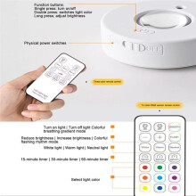 Luces LED Inalámbricas para Armario, Luces LED para Debajo del Gabinete, 500 MAh, Regulables, Inalámbricas, con Control Remoto
