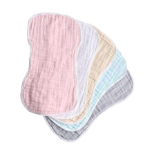 5Pcs Soft Cotton Baby Burp Cloths Extra Absorbent for Newborn Feeding and Gentle Skin