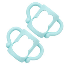 Baby Bottle Handles 2pcs Universal Silicone Grip with Anti Slip Design for Infant Feeding