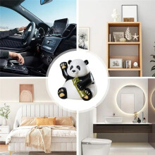 Solar Dancing Toys Solar Panda Bear BobbleHead Collectible Figurines Car Dashboard Decor Panda Desk Accessories Office