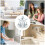 Bottle Drying Rack with 360 Rotating Tray, Fast Drainage Swan Design for Kitchen Countertop 2