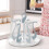 Bottle Drying Rack with 360 Rotating Tray, Fast Drainage Swan Design for Kitchen Countertop 5