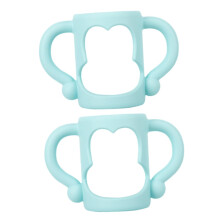 2pcs Universal Silicone Baby Bottle Handles with Ergonomic NonSlip Grip for Wide Mouth Feeding