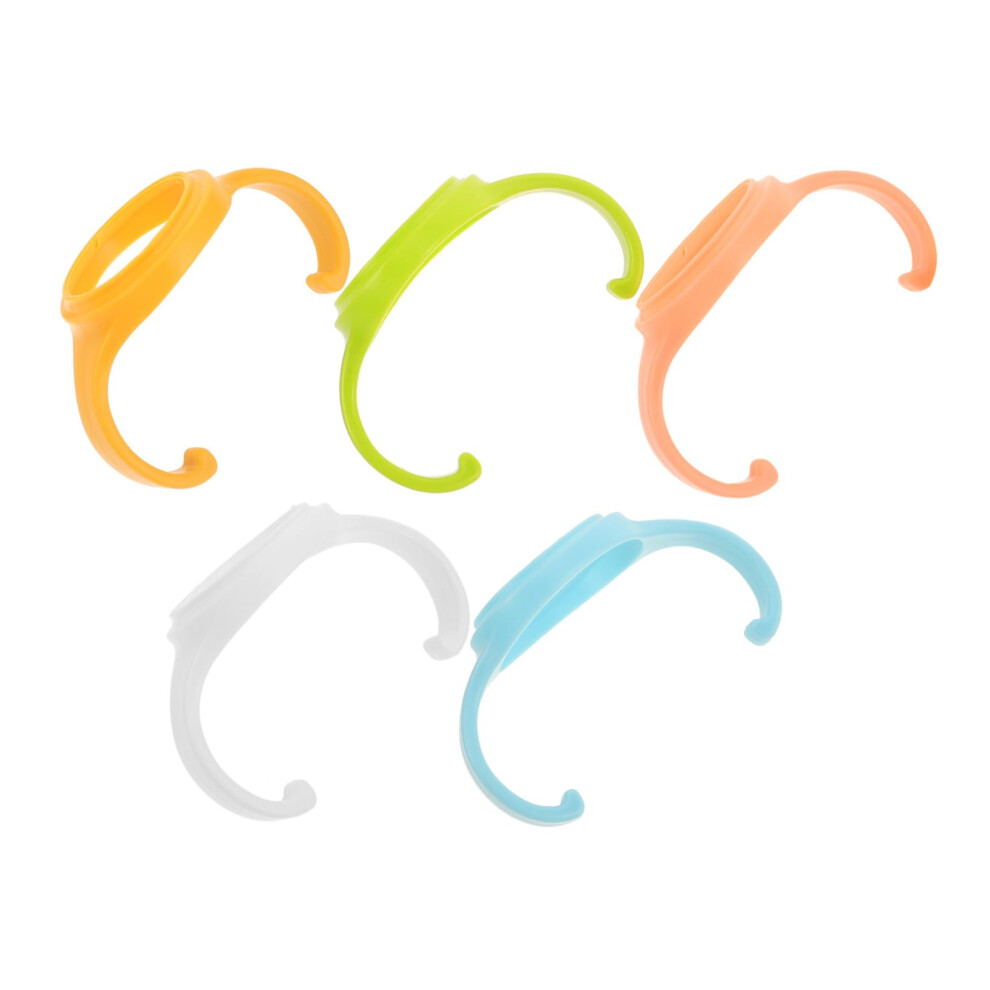 5pcs Baby Bottle Handles for Wide Neck Bottles with Ergonomic NonSlip Grip Dishwasher Safe