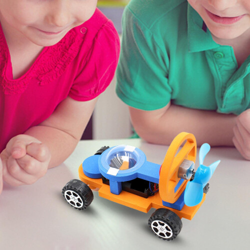 DIY Electronics Kit for Kids 2 Pack Wind Power Car Model, HandsOn STEM Educational Toy Set 2