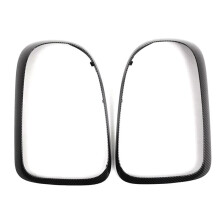 Acabamento da Moldura da Lanterna Traseira Do Carro, Padrão de Carbono 51712414989 51712414990 para Cooper Countryman F60 2015-2019
