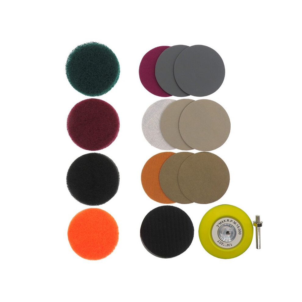3-Inch Car Headlight Renovation And Repair Tools Flocking Sandpaper Polishing Car Light Repair Coating 4711460374513
