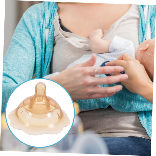 Silicone Nipple Shields Breastfeeding Protector Set with Soft Extender and Storage Case 1