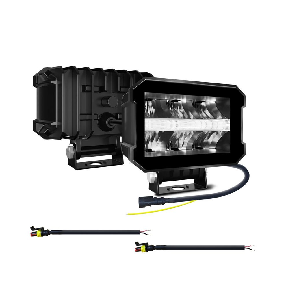 2 Pcs 100W Work Lights Borderless Led Pod Lights Led Driving Fog Lights Led Work Lights For Off-Road Atv Utv Trucks 6034189252312