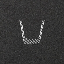 Carbon Fiber for Mustang Mach-E 2021-2024 Car Wheel Steering Trim Sticker Interior Accessories