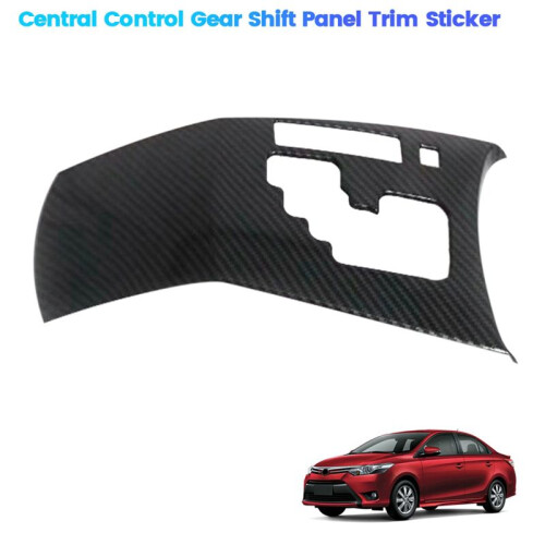 Car Central Control Gear Shift Trim Panel Cover for  VIOS 2016-2021 Interior Modification Shift Decal Sticker LHD 1