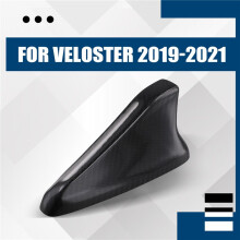 Real Carbon Fiber Roof Fin Antenna Trim Cover 96210-J3000 for Veloster 2019-2021 Aerials Shell Decal