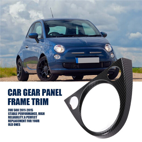 Car Central Control Gear Panel Frame Trim for  500 2011-2015 Interior Modification Accessories 1