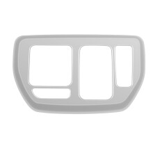 RHD Car Center Console Gear Shift Panel Trim Cover Stickers for Freed Air Crosstar 2024 Gear Shift Frame Silver